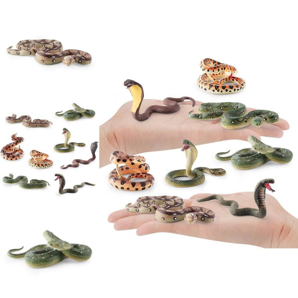 Realistic Snake Model Static Desk Ornament For Reptile Enthusiasts