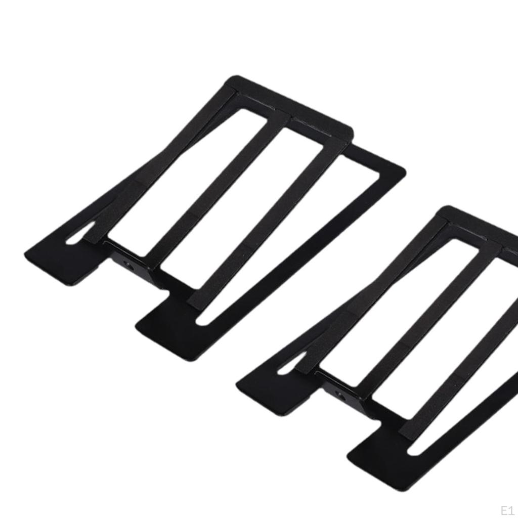 2x Desktop Speaker Stand Base Small Rack Freestanding Utility Stable Table Mount Holder for