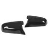 2pcs Side Door Mirror Cover Left Right 51167187431 Replacement for E60 E61 F10 F11 F01 F02 2008‑2013Carbon Fiber Style