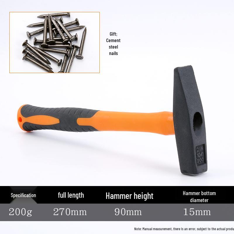 Multi-Function Claw Hammer with Nail Puller for Household, Woodworking, and Electrical Use