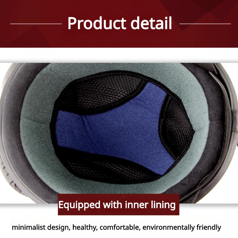 Motorrad-Halbhelm für Erwachsene im deutschen Stil, Motorrad-Chopper, Cruiser, Biker-Helm + Schutzbrille