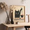 Kawaii Japanese Ramen Animal Cat Posters Canvas Prints Paintings Home Decor Noodles Food Wall Art Poster Kitchen Room Decoration