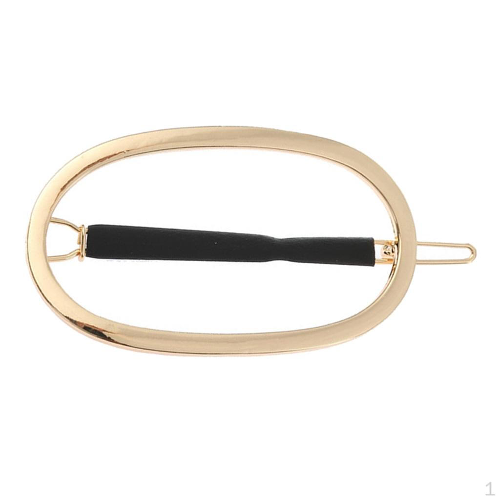 Geometric Hollow Metal Hair Clip Barrettes Ponytail