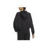 Adidas FW24 Woven Jacket 3-Stripes Series Pilot Sports Casual Hooded Zip Long Sleeve Jacket Women Jackets Black JN0757