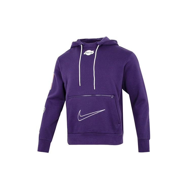 Nike Athletic Hooded Long Sleeves Hoodie Men s Purple DR2420-535 M