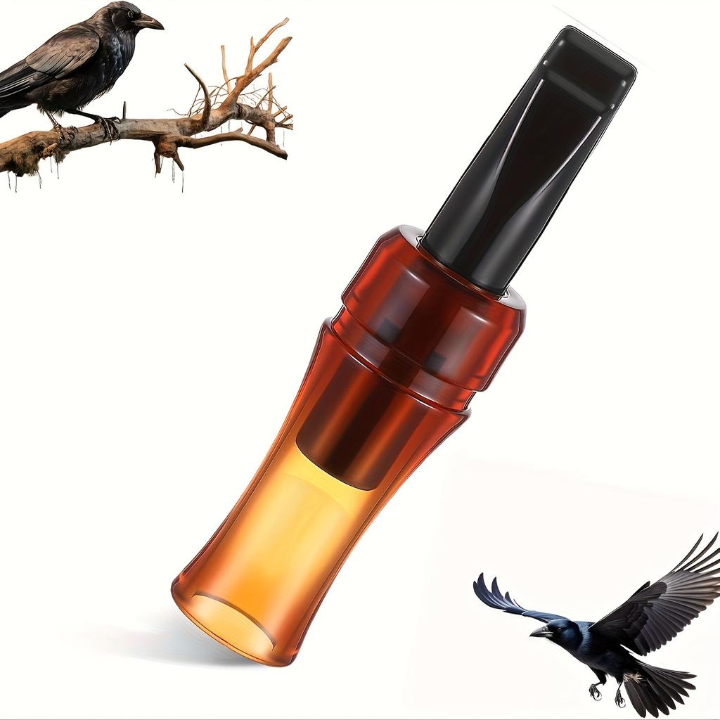 Biomimetische Krähenpfeife, Lockpfeife, Originalton, Imitations-Krähenlockpfeife, Geeignet für die Jagd im Freien