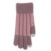Women's Knitted Gloves Winter Warm Fleece Thickened Jacquard Split Finger Wool Touch Screen Gloves