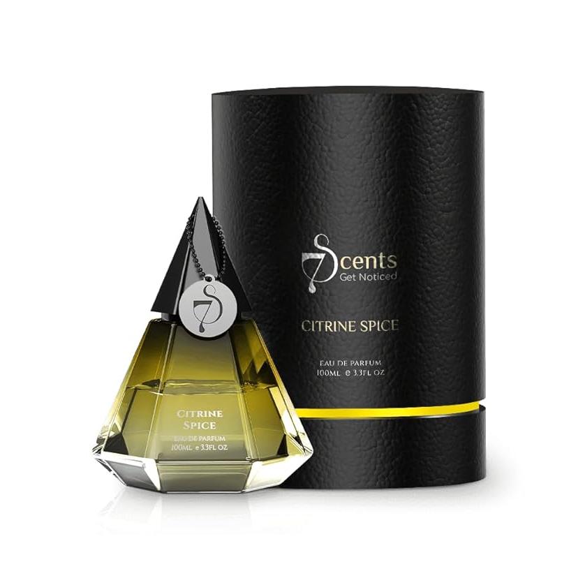 7 Scents Perfume - 100ml | Citrine Spice | Eau De Parfum | Unisex Fragrance | Exquisite Indo Luxury Perfume (CITRINE SPICE)