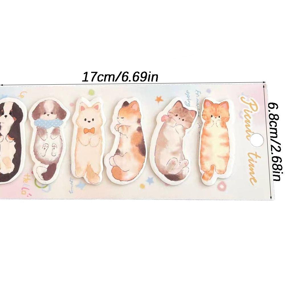 Cartoon Animal Sticky Notes Note Mark Memo Pads New Cat Index Tabs  School Stationery