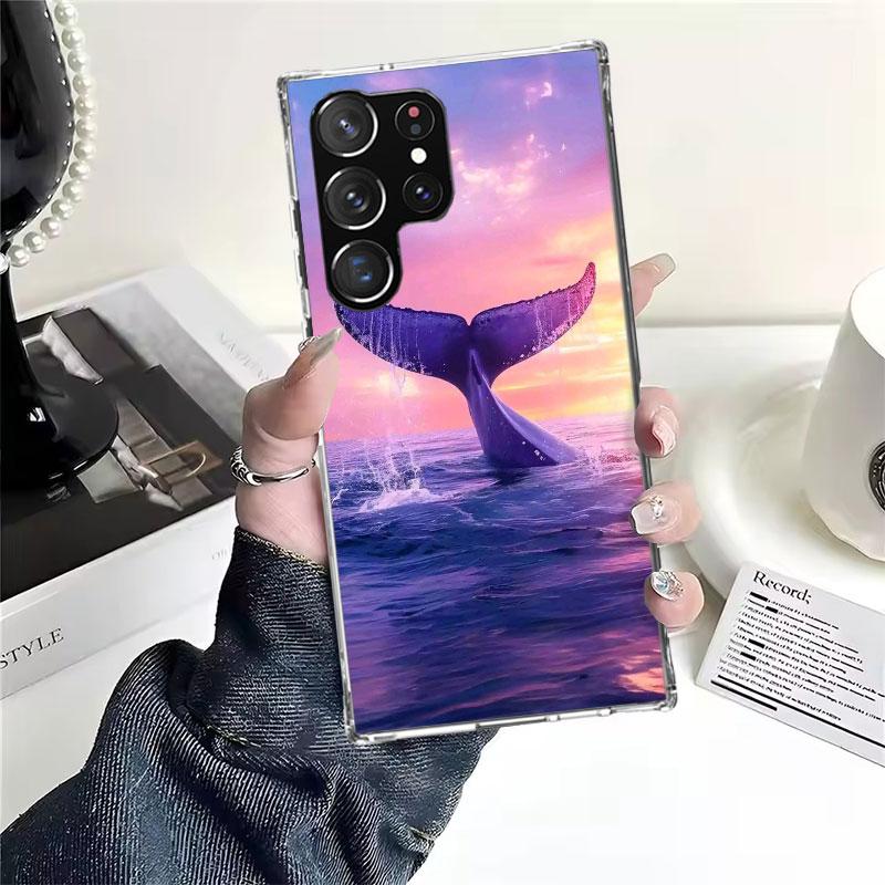 Humpback Whale Sea Giant For Samsung Galaxy Note 20 Ultra 9 8 10 Pro Phone Case S10E S10 Lite S9 Plus S8 + S7 Edge A6 A7 A8 J4 J
