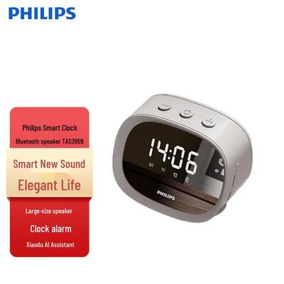 Philips Desktop Bluetooth Speaker with Clock TAS2909 CN Plug (adapter Included)