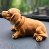 1 Stück dynamische Hunde-Autodekorationen, geeignet für Autos, Tischdekorationen, Ostern, Weihnachten, Thanksgiving und Geburtstagsgeschenke