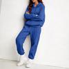 Women's Casual Hoodie Set Color Loose Fit Hooded Sweatshirt