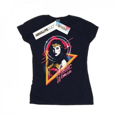 Camiseta de Algodón de Triángulo Wonder Woman 84 Diana Años 80 para Mujer/Señora