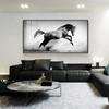 Chinese Style Galloping Horse Wall Art Posters Simple Atmosphere Modern Home Decor Canvas Painting Mural Pictures Prints Artwork