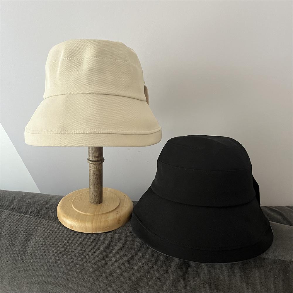 Hat women's autumn and winter new elegant temperament basin hat fashionable face small bucket hat foldable sun hat