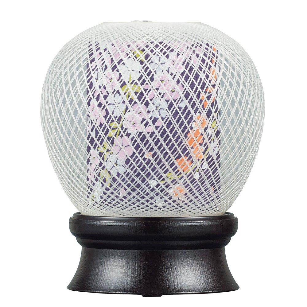 Buddhist Altar Shop Takita Shoten Bon Lantern Mini Rotating Flower Mayu 2 6530 Height 19cm x Width 16cm Standing Lantern Certificate Included No. (One