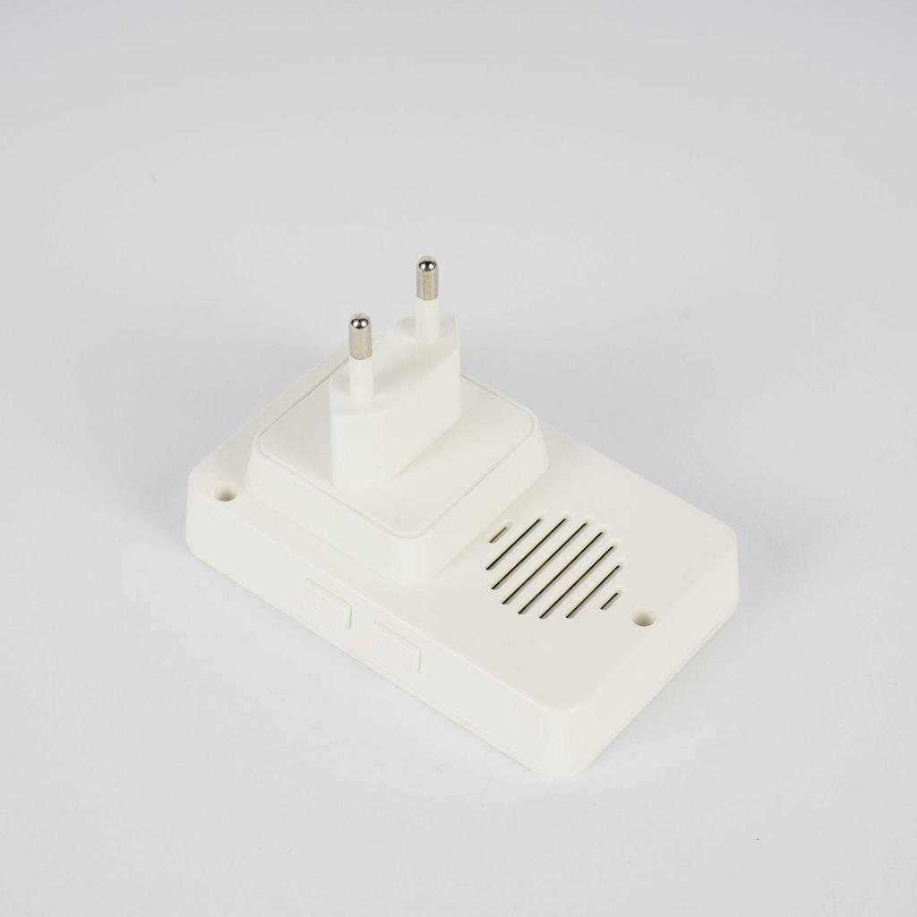 Smart Wireless Doorbell with LED Flash, Power-Off Memory, One-to-Two/One-to-One Functionality, Ideal for the Elderly.