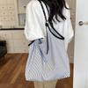 Striped Tote Bag Women's Handbag