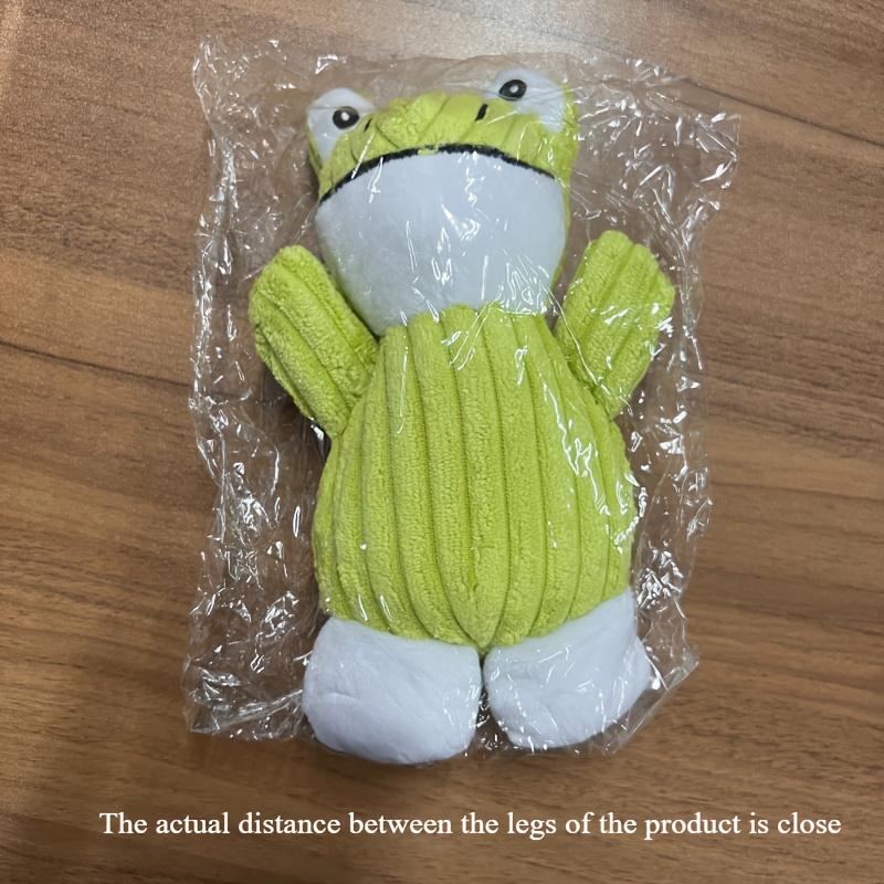 

2pcs/1pc Durable Squeaky Plush Frog Dog Toy - Interactive Chew Toy for Medium Breeds, Christmas, New Year, Birthday, Pets Gifts