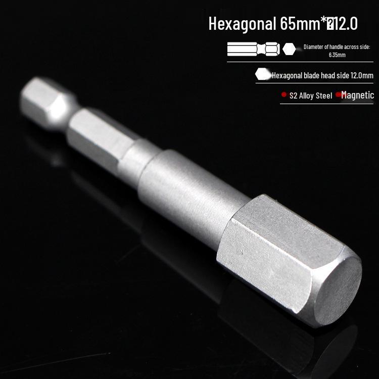 S2 Hexagon Magnetic Impact Driver Bit Set for Electric Screwdrivers