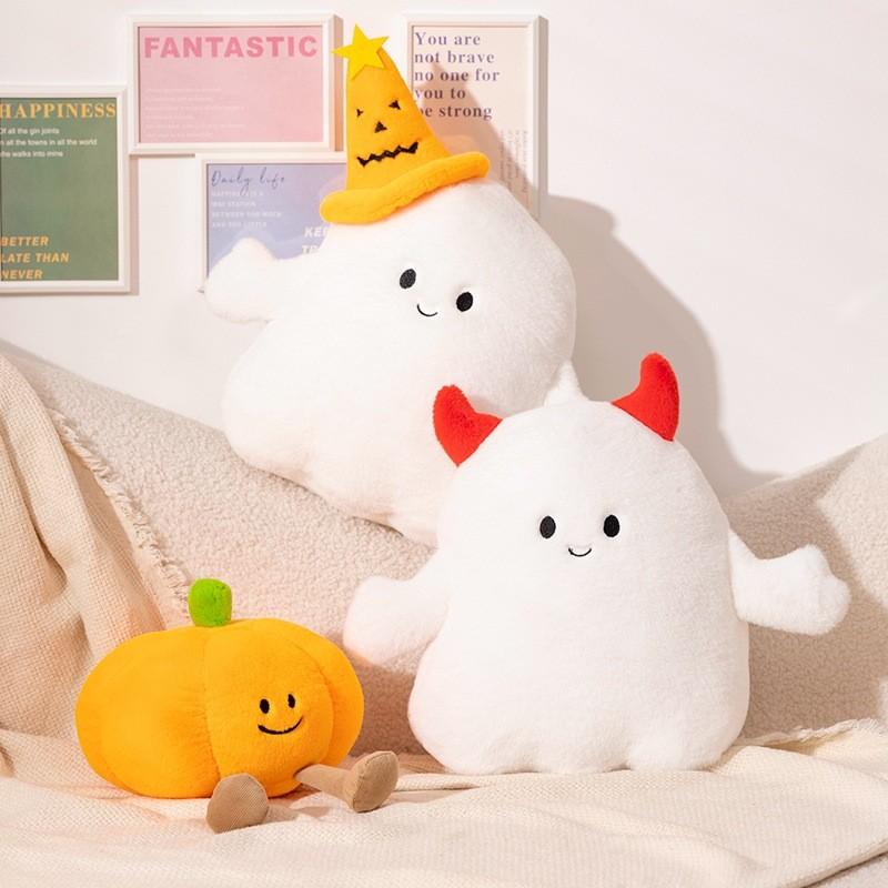 Adorable Plush Pumpkin Doll Halloween Decoration Soft And Cuddly Plush Toy For Kids