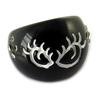 Resin Ring 'Lili the Tigress' Black