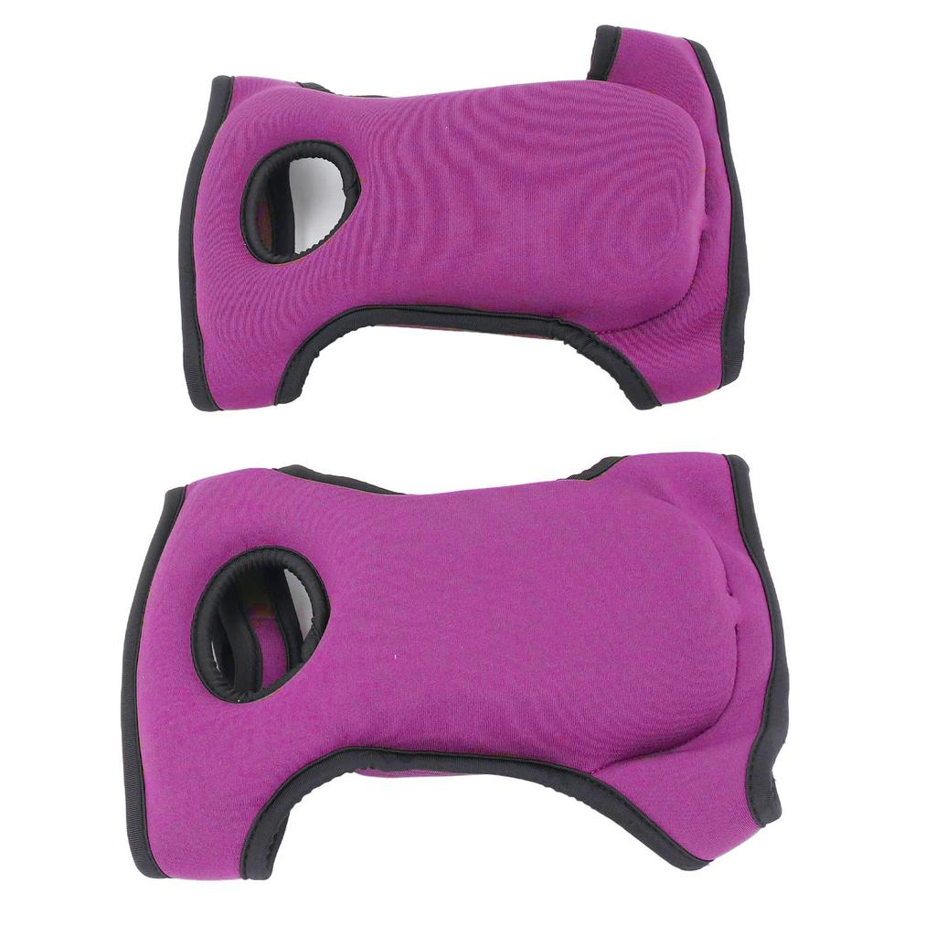 1 Pair Adjustable Knee Pads Multifunctional Waterproof Gardening Kneeling Pad for Household Work Baby Bath Purple