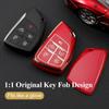 for Chevy GMC Key Fob Cover with Keychain, for Silverado 1500 GMC Sierra 1500 2500HD 3500HD Buick Envision, Soft TPU Key Shell Case Remote Smart Key