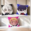 Cushion Art Anime Cover BLUE Comfortable Soft Pillow Case for Sofa l-LOCK Living Room Cool Home Office Decor Protective Covers