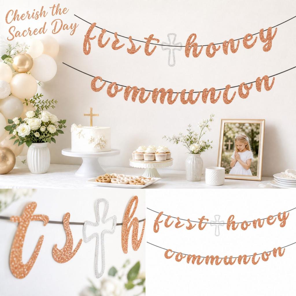 Baptism Party Pull Streamers Decorations for Boys Girls
