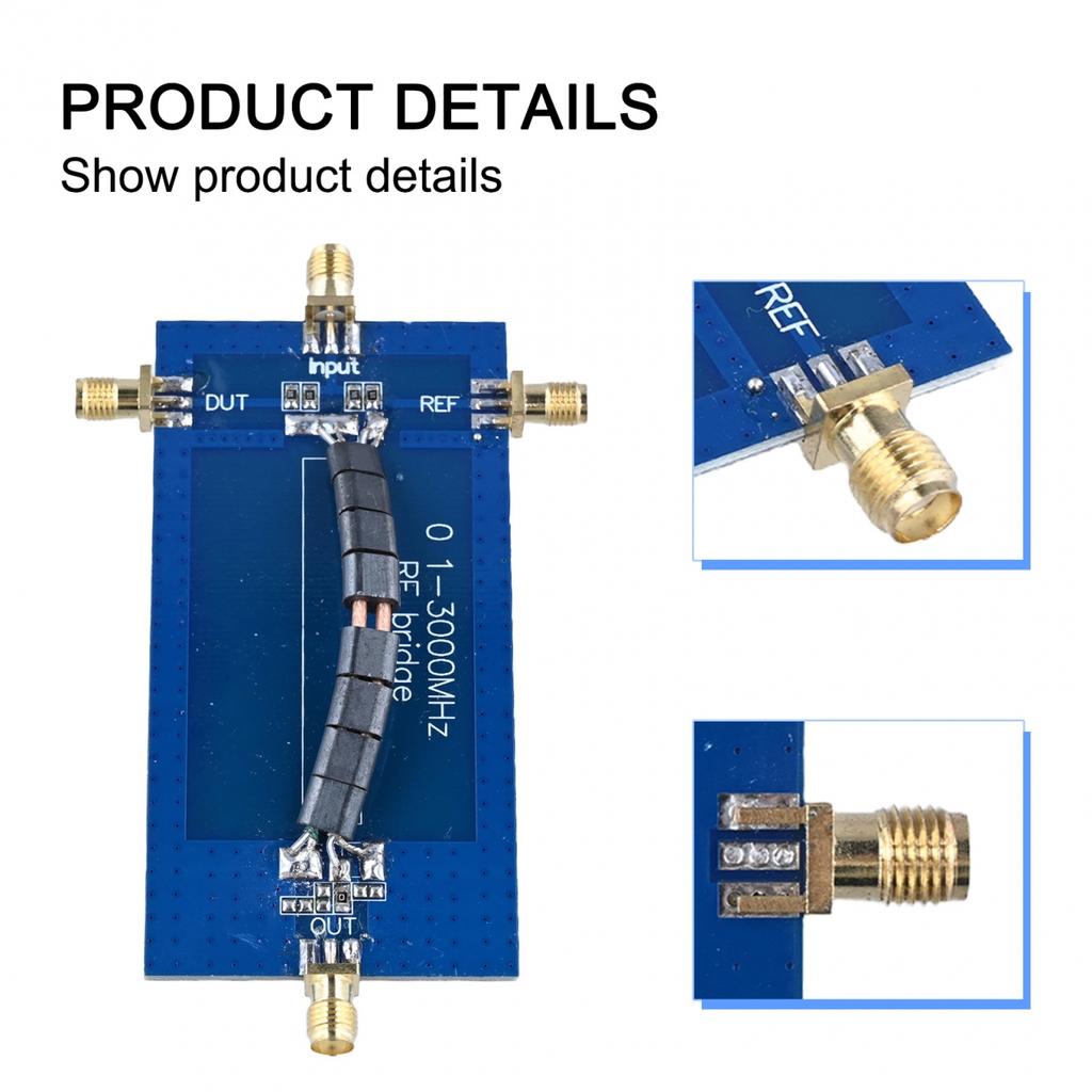 MHZ Aerial Analyzer RF SWR Reflection Bridge VSWR Return Loss