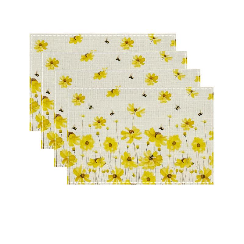 Heat-Resistant Stain-Proof Linen Party Placemats - Festival Collection 30x45CM (single)