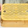 Dish Drain Tray Clear Rectangular Simple Appearance Plastic Double Layer Tea Tray for Kitchen Living Room