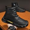 Herrenschuhe Winter neue lässige High-Top Martin Stiefel gefütterte verdickte warme Baumwollschuhe Herren Outdoor verschleißfeste Arbeitsschuhe
