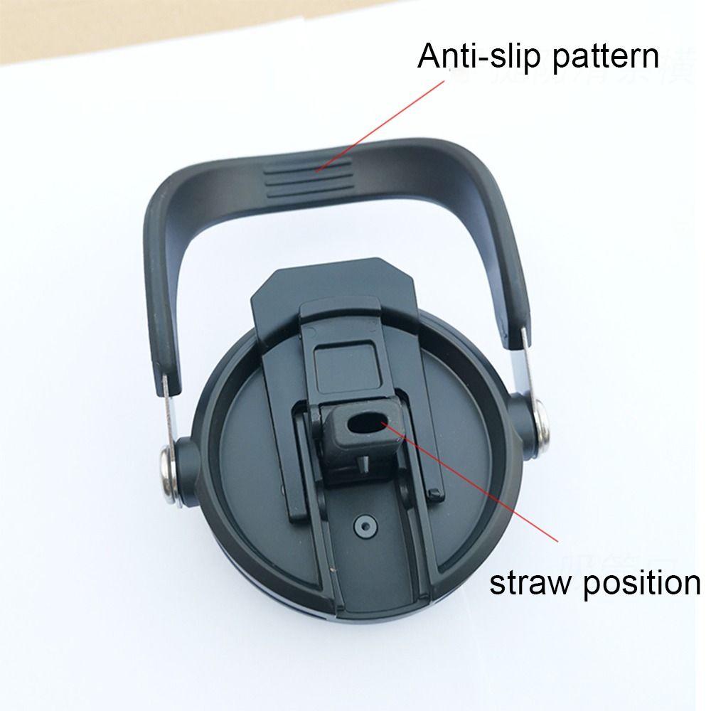 Mehrfarbiger Spritzer Auslaufsicherer Flaschenüberzug PVC 600/750/900ml Becherkappe mit Strohhalm Dichtungsdeckel für Tyeso 600/750/900ml Flasche