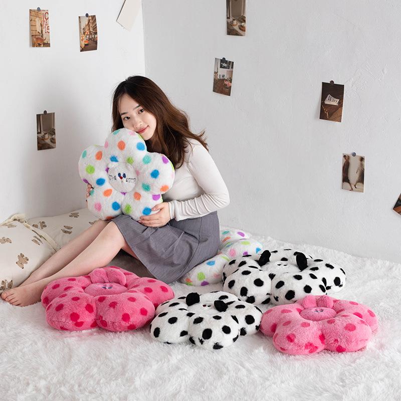 Einfaches Welpen Katze Blume Kissen Sofakissen Niedliches Tierkissen Heimaktivität Geschenk