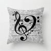 Vintage Black Camera Bicycle Print Car Cushion Cover Pillowcase Home Sofa Chair Decoration