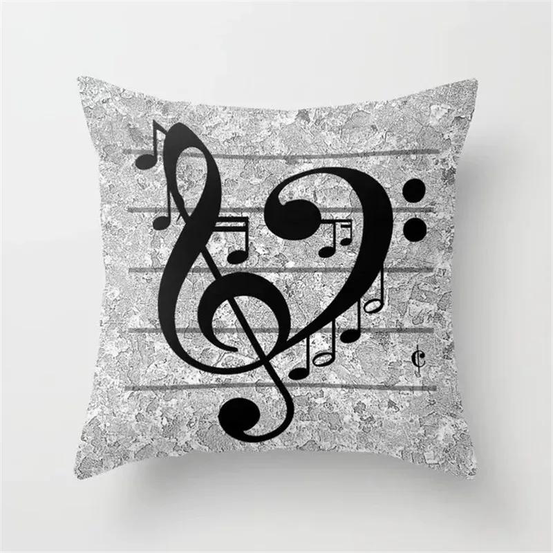 Vintage Black Camera Bicycle Print Car Cushion Cover Pillowcase Home Sofa Chair Decoration