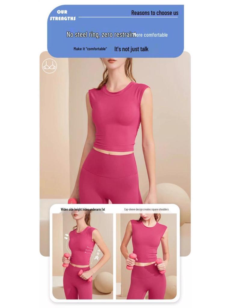 Premium Women's Sports Bra with Chest Pads - Running, Training & Yoga Vest