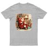 Santa Reading Book Christmas TShirt Unisex Gift Retro Seasonal Funny Xmas