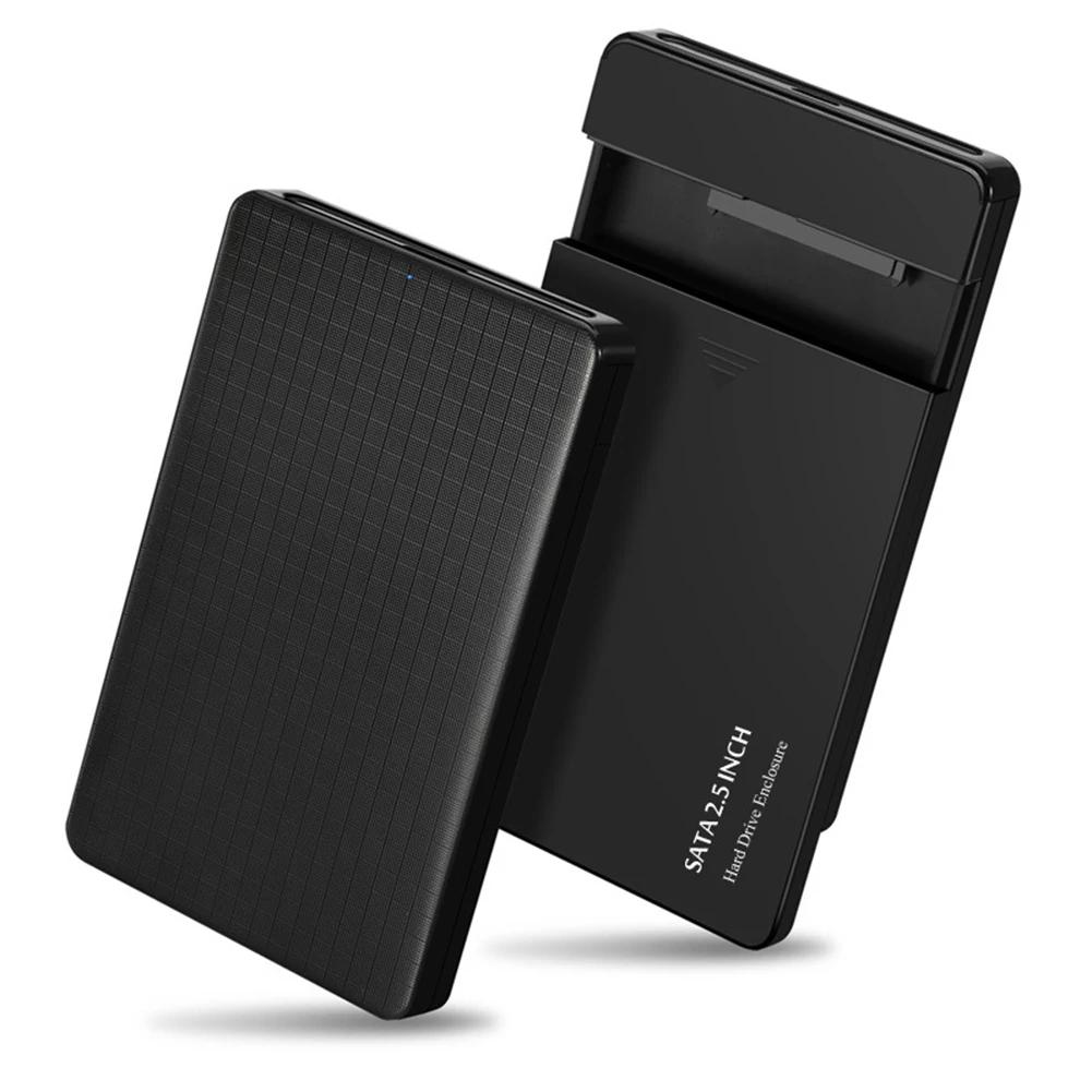HDD Enclosure Support 6TB External Hard Drive Case High Speed External Hard Drive Enclosure for 2.5inch SATA 1 2 3 Smart Sleep