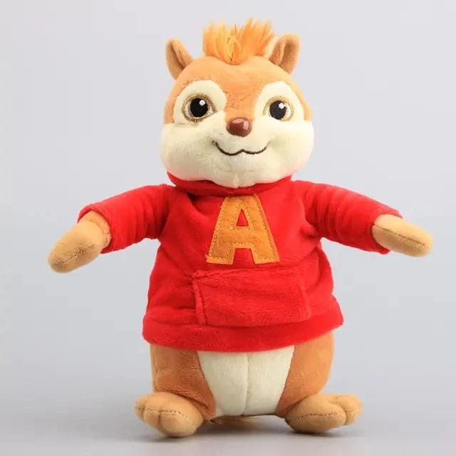 New 22cm 3pcs Alvin and the Chipmunks Halloween Plush Toys Kawaii Fluffy Chipmunks Stuffed Animals Birthday Christmas Gift