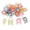 26 Stück mehrfarbige Büroklammern, Buchstabenform (Englisch) zum Basteln für Scrapbooks, Lesezeichen, Büro