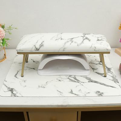 1 Set Marble Manicure Table Nail Mat Nail Hand Rest Set Nail Cushion Pillow Manicure Stand Arm Rest For Nails Nail Table