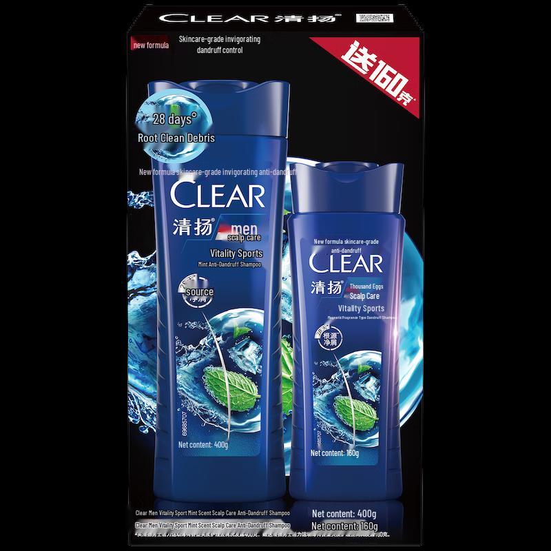 Clear Men Anti-Dandruff Shampoo Vitality Sports Mint