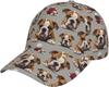 Sugar Skull Dog Skeleton Funny Animal Pattern Hip Hop Sun Hat Adult Dad Hat Baseball Cap Adjustable Golf Dad Hats Outdoor Cap