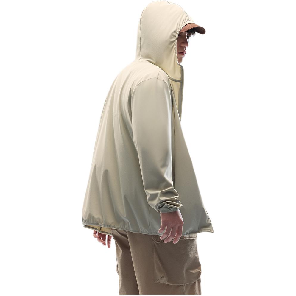 Anta Solid Color Comfortable Versatile Long Sleeve Quick Dry Sun Protection Shirt Men Tops Light-Green 952527704-7