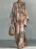 Y116 Summer Bohemian Paisley Printed Two-piece Set Large Size Casual Set
