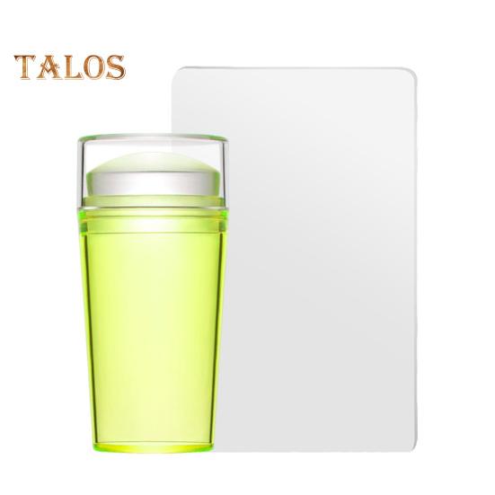 

1 комплект, штамп для ногтей, высокая прочность, экономия труда, многоразовый, полезный штамп для дизайна ногтей, женский запас флуоресцентный зеленый